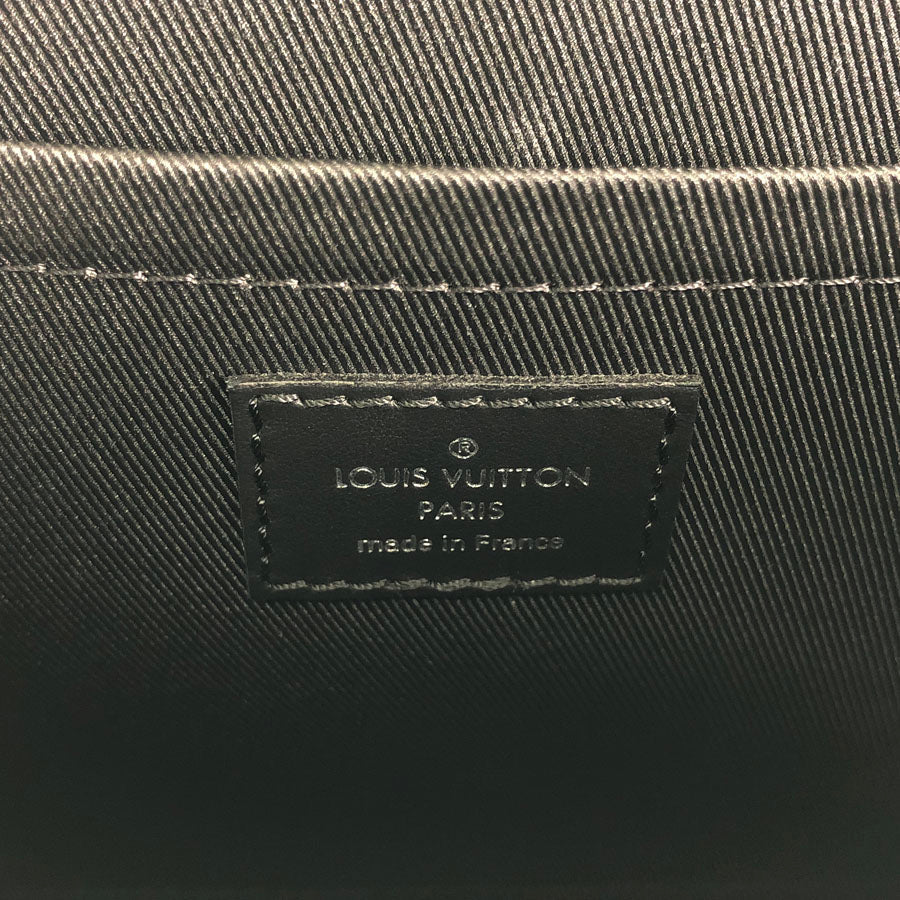 LOUIS VUITTON Monogram Taurillon Clemence Trunk Messenger PM Shoulder Bag