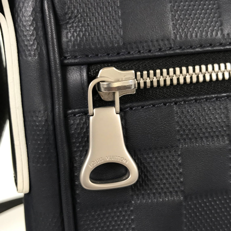 LOUIS VUITTON Damier Anfini District PM N41034 Shoulder bag