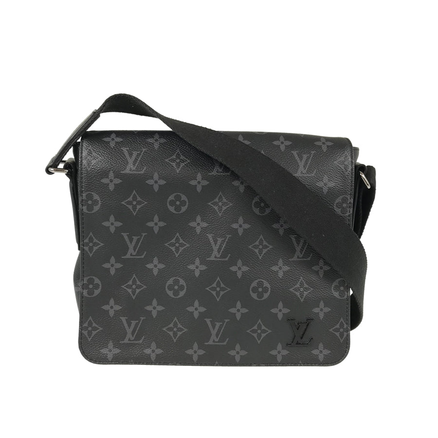 LOUIS VUITTON Monogram Eclipse District PM NM Messenger Shoulder Bag