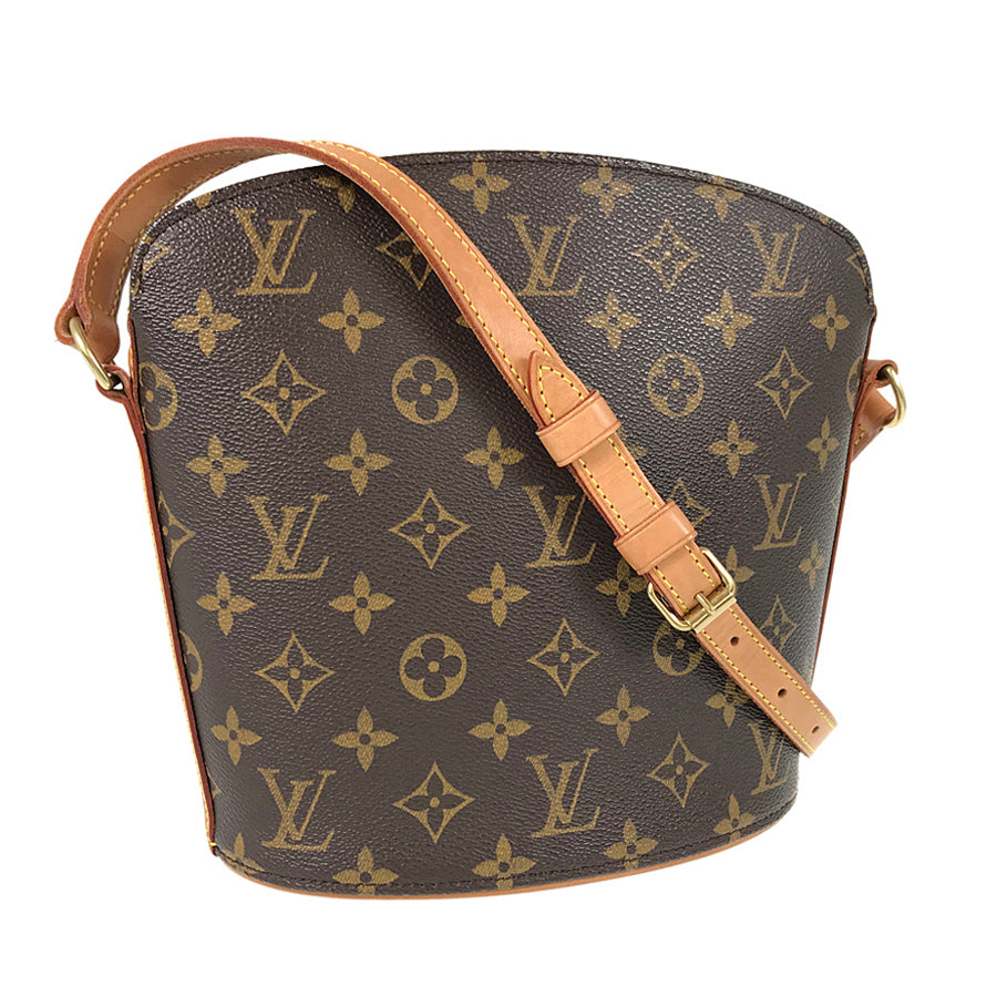 LOUIS VUITTON Monogram Drouot Shoulder Bag