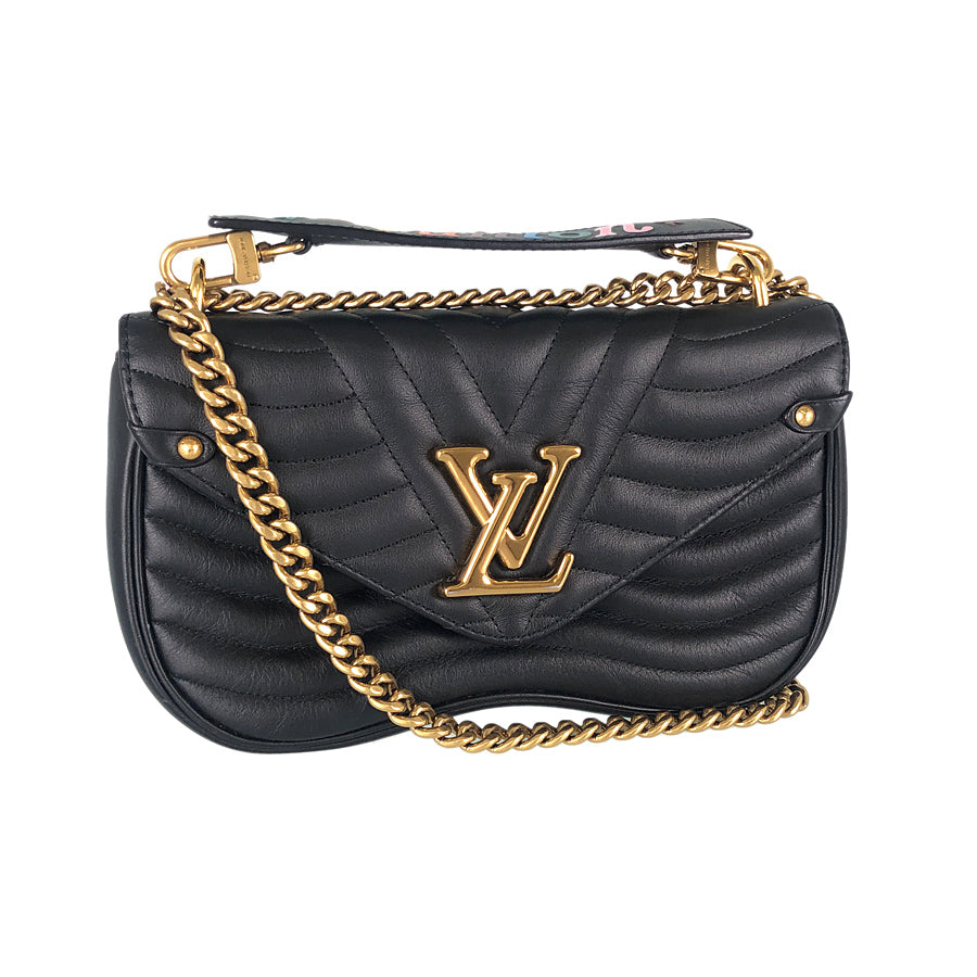 LOUIS VUITTON New Wave Chain Bag MM Shoulder Bag