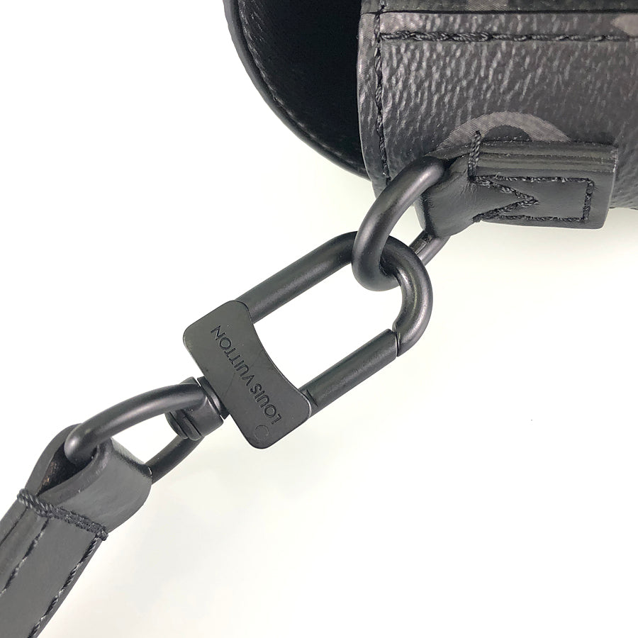 LOUIS VUITTON Monogram Eclipse S Lock Vertical Wearable Wallet M82252 Shoulder bag