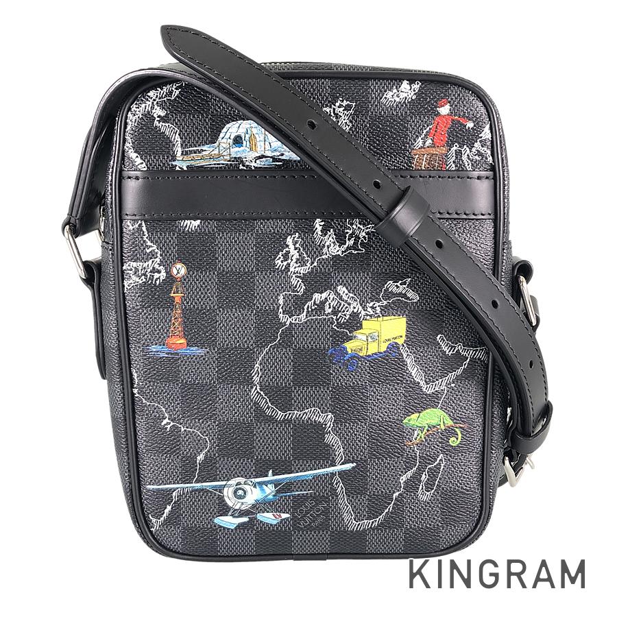 LOUIS VUITTON Damier Graphite Danube PM NM N40239 Shoulder bag