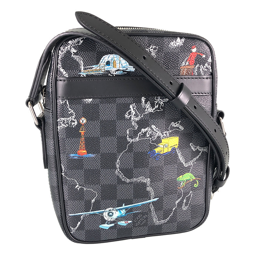 LOUIS VUITTON Damier Graphite Danube PM NM N40239 Shoulder bag