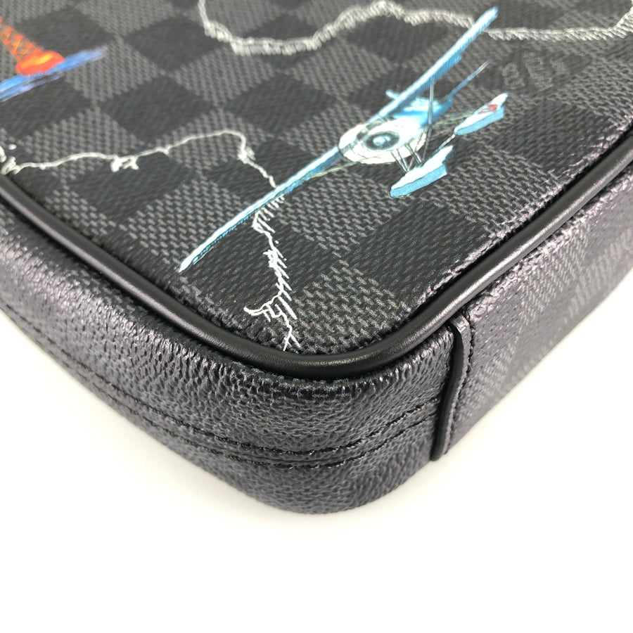 LOUIS VUITTON Damier Graphite Danube PM NM N40239 Shoulder bag