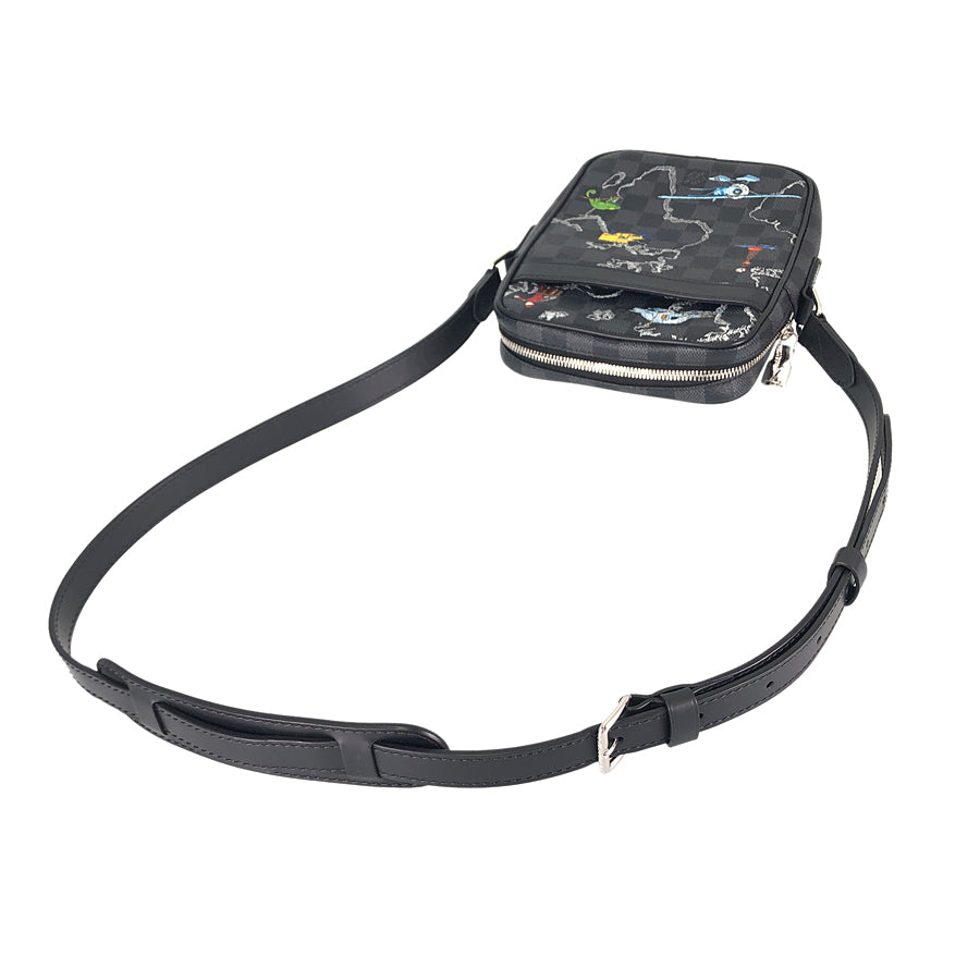 LOUIS VUITTON Damier Graphite Danube PM NM N40239 Shoulder bag