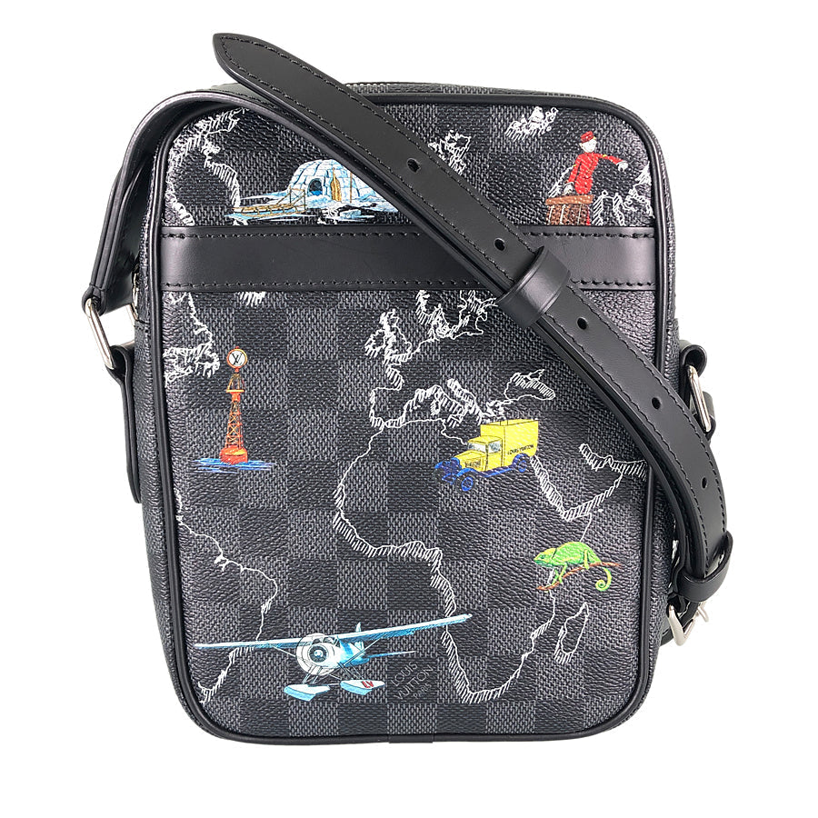 LOUIS VUITTON Damier Graphite Danube PM NM N40239 Shoulder bag